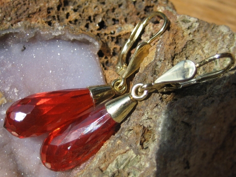 Náušnice briolet 20x8mm